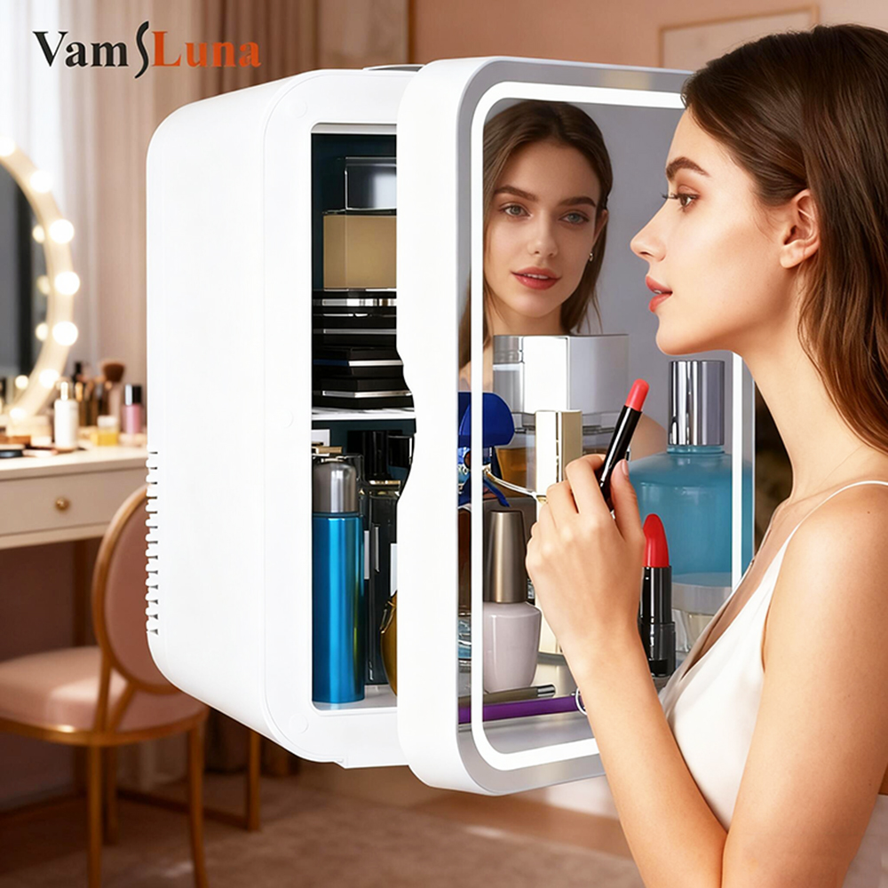 X Beauty Makeup - Mini Geladeira Portátil 8L para Maquiagem