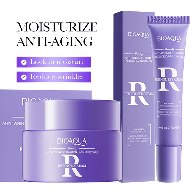 Anti-Aging Face Cream - Bioaqua retinol conjuntos de cuidados com