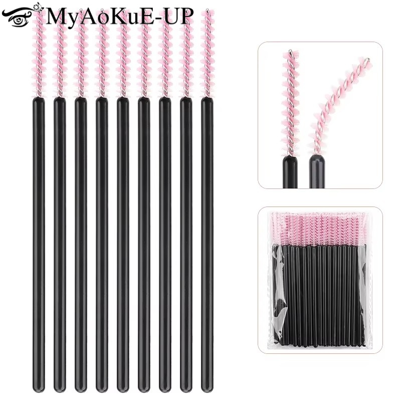 Beauty Makeup Wholesale - 50 pçs descartável escova de maquiagem