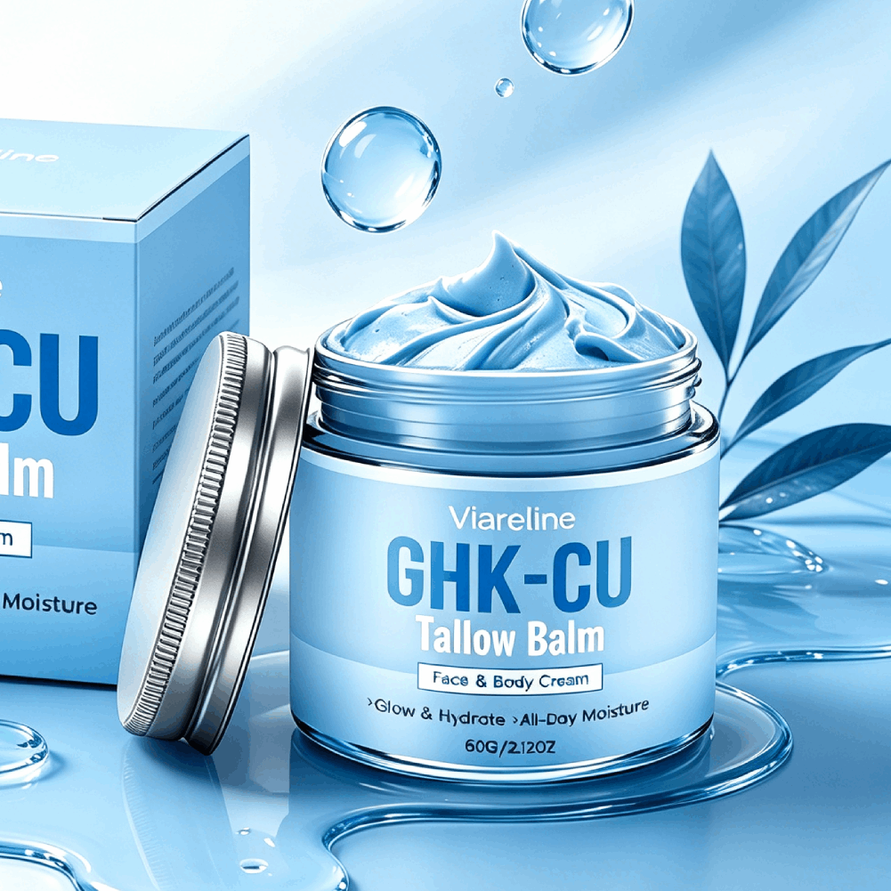 Anti-Aging Face Cream - Creme Hidratante GHK-CU com Peptídeos de