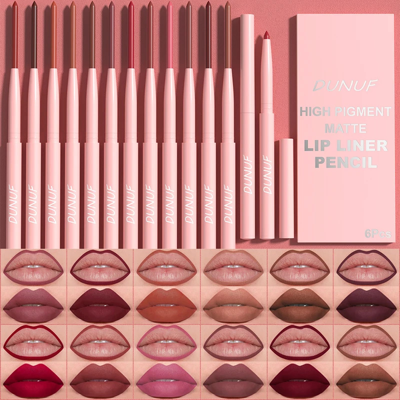 X Beauty Makeup - Conjunto de canetas delineadoras labiais de