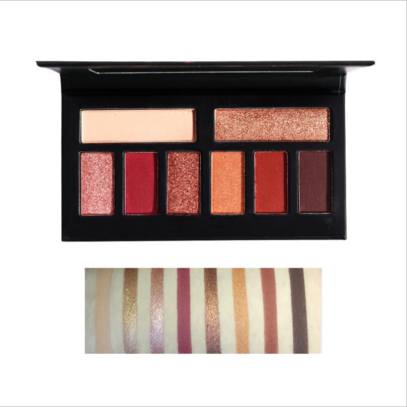 Beauty Makeup Eyeshadow Palette - 8 cores paleta fosco sombra de