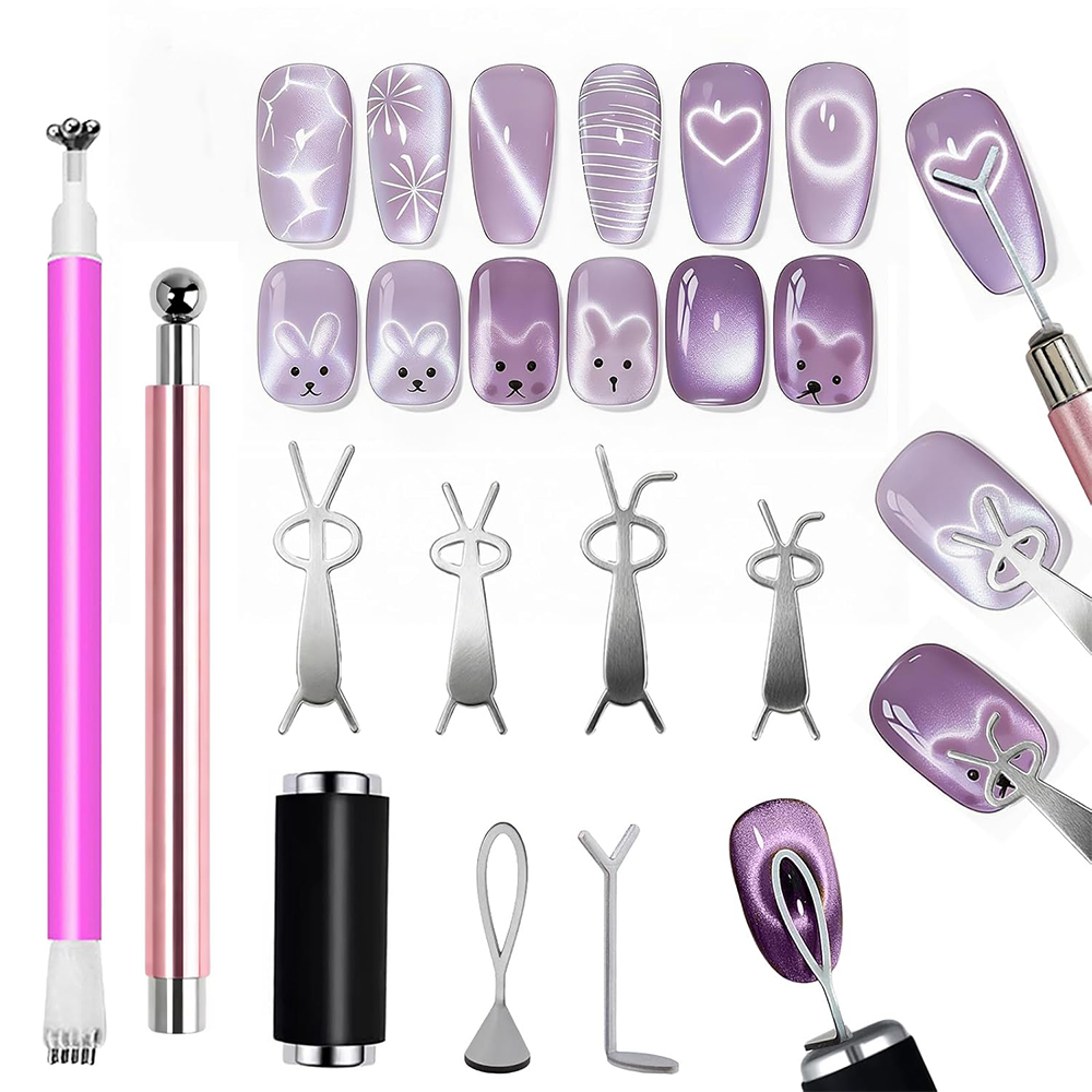 Contour Palette Stick - Conjunto de 10 Ímãs para Unhas