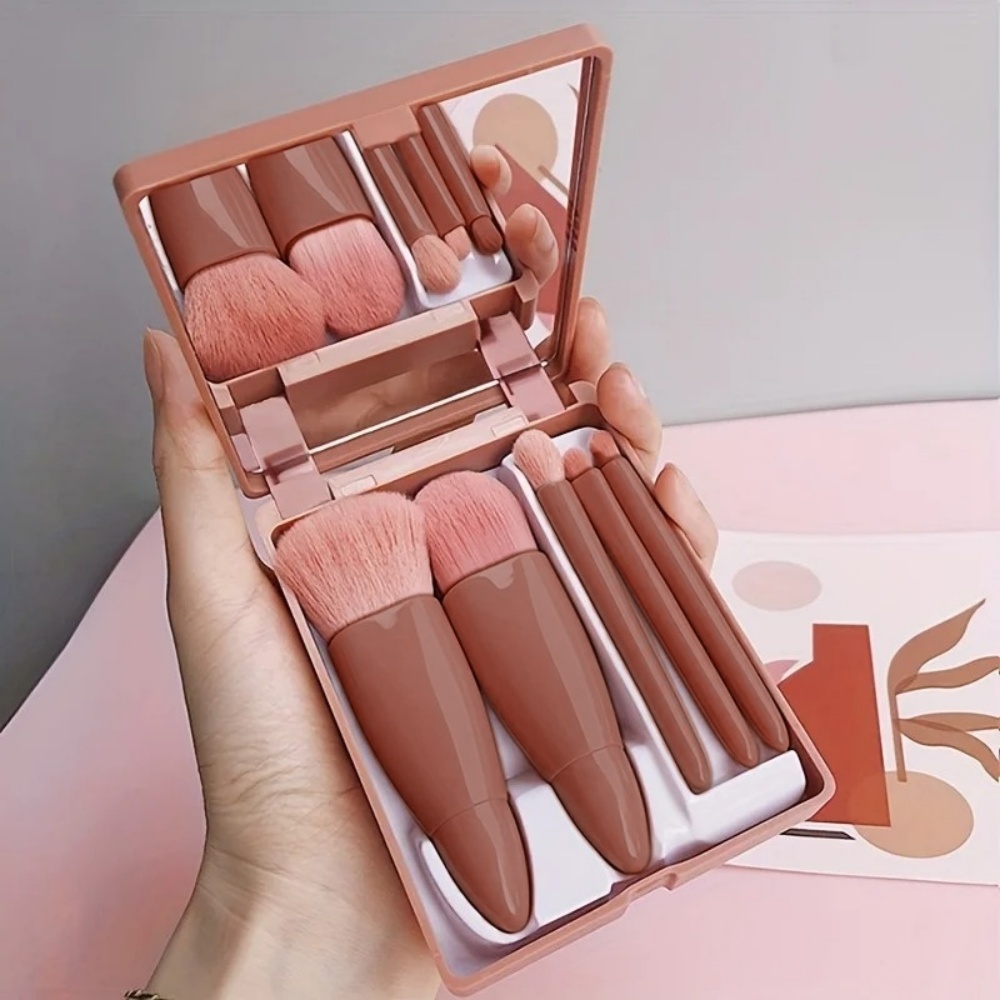 Beauty Makeup Kit Box - Conjunto de 5 Pincéis de Maquiagem