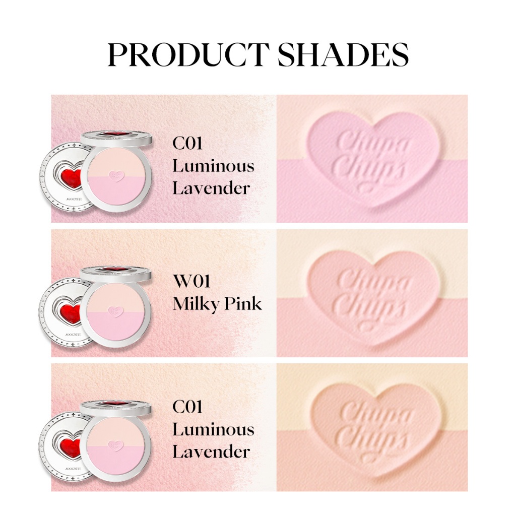X Beauty Makeup - JOOCYEE-Chupa Chups Multiuse COMPACT DUO, Ilumine