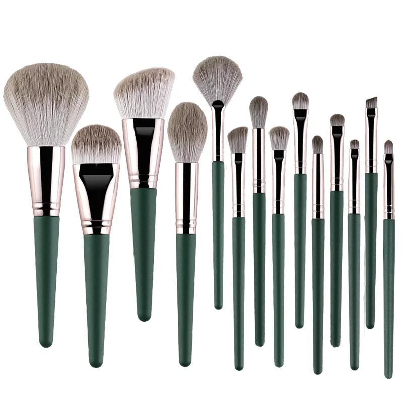 Huda Beauty Makeup Brush Set - 14 pçs pincéis de maquiagem macio