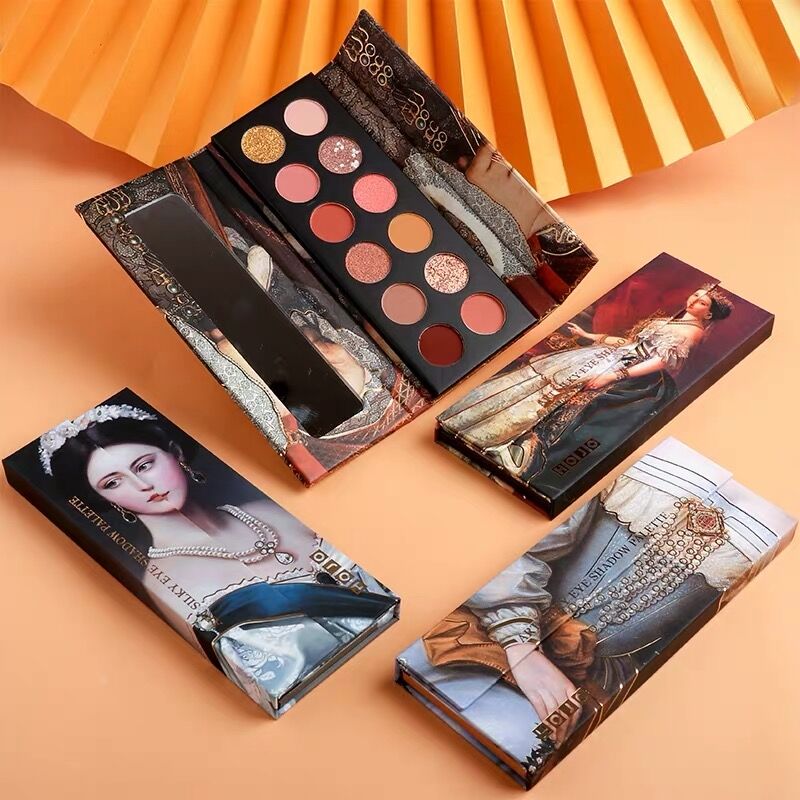 Beauty Makeup Eyeshadow Palette - 12 cores nude shimmer paleta de