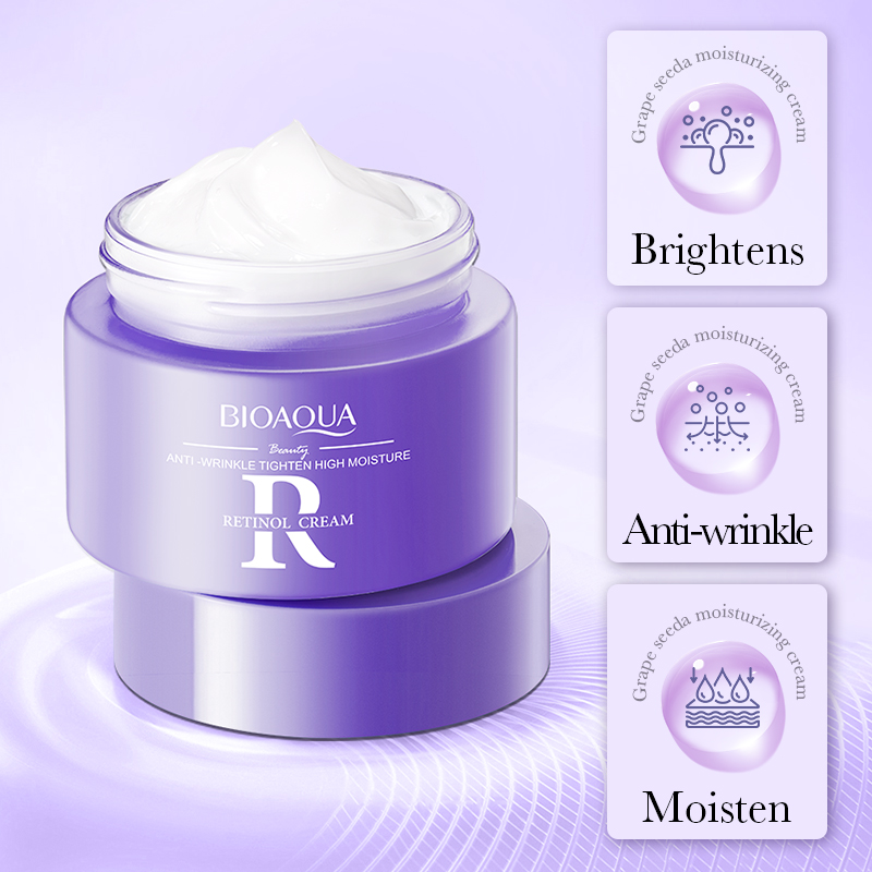 Bioaqua retinol conjuntos de c - Anti-Aging Face Cream avaliação e preço