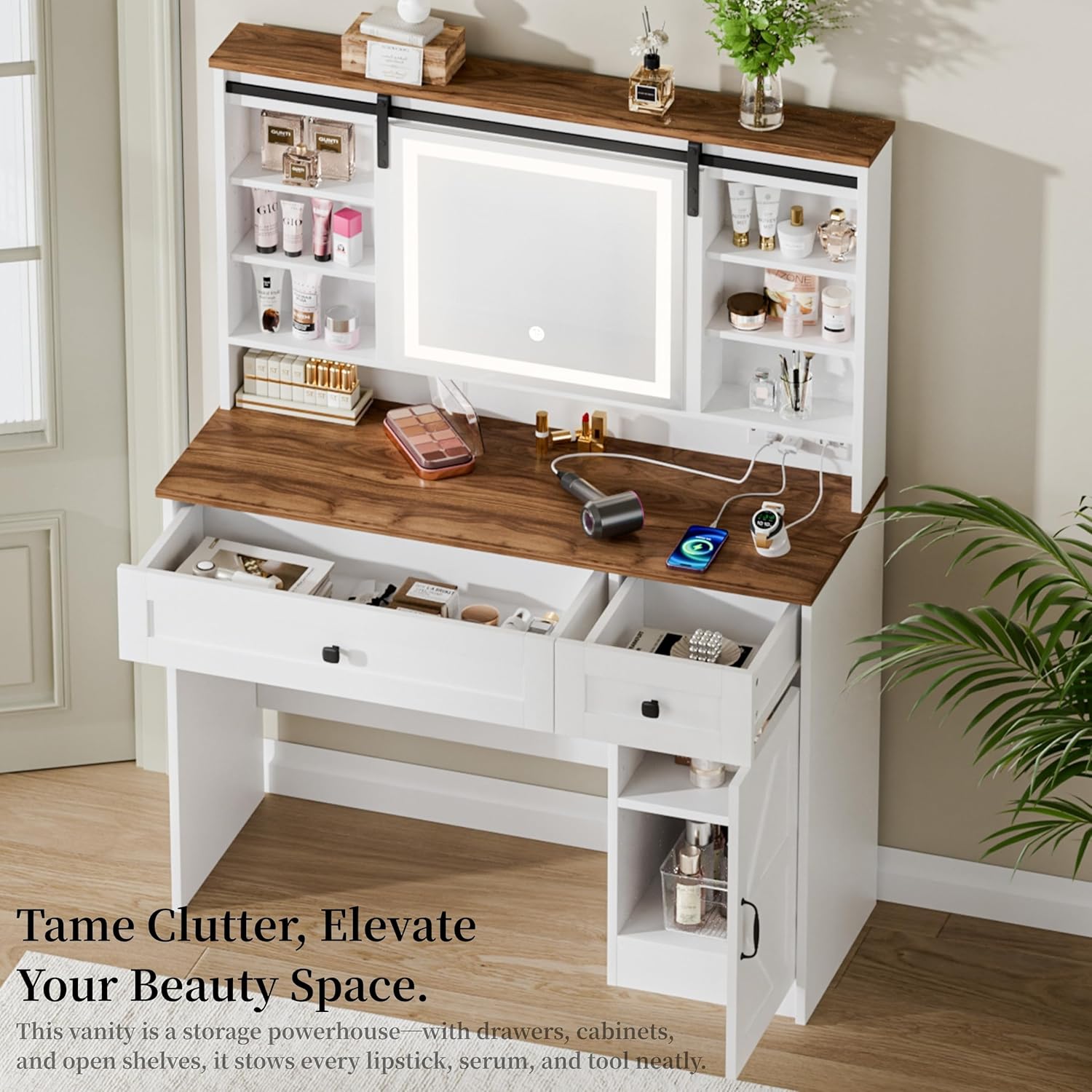 Mesa de Maquiagem Moderna com  - X Beauty Makeup avaliação e preço