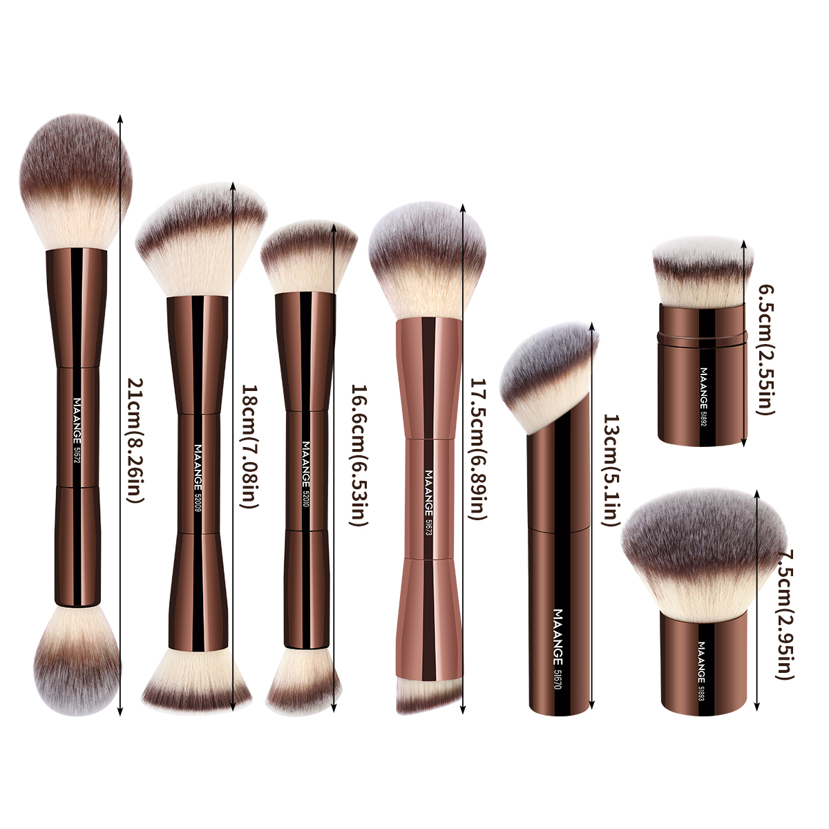 Maange conjunto de pincéis de  - Huda Beauty Makeup Brush Set avaliação e preço