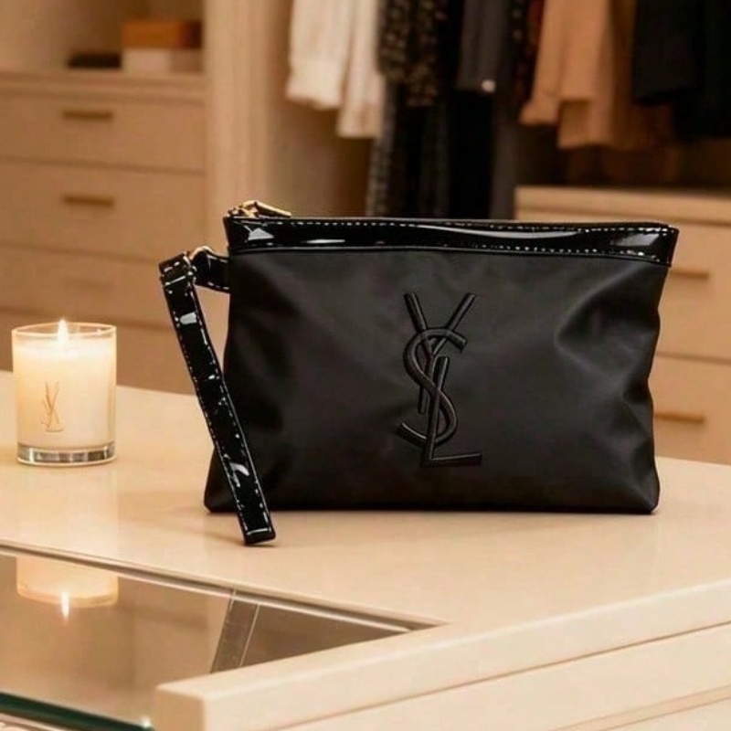 Bolsa Cosmética Clássica YSL p - Ysl Beauty Makeup Bag avaliação e preço