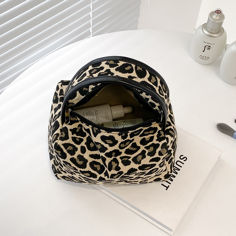 Bolsa de maquiagem leopardo lu - Ysl Beauty Makeup Bag avaliação e preço