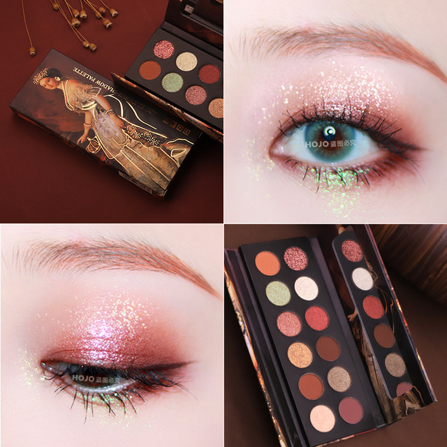 12 cores nude shimmer paleta d - Beauty Makeup Eyeshadow Palette avaliação e preço