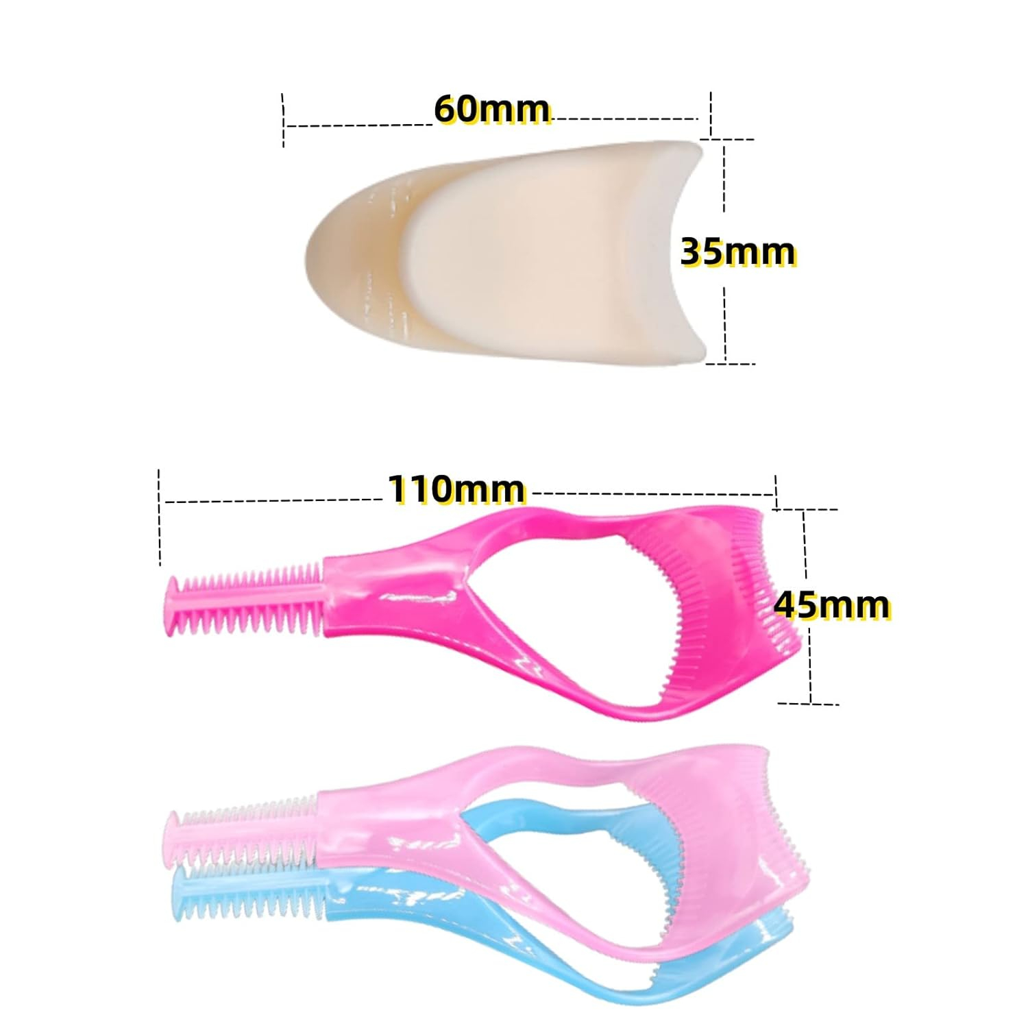 Luxuoso aplicador de rímel 3 e - X Beauty Makeup avaliação e preço