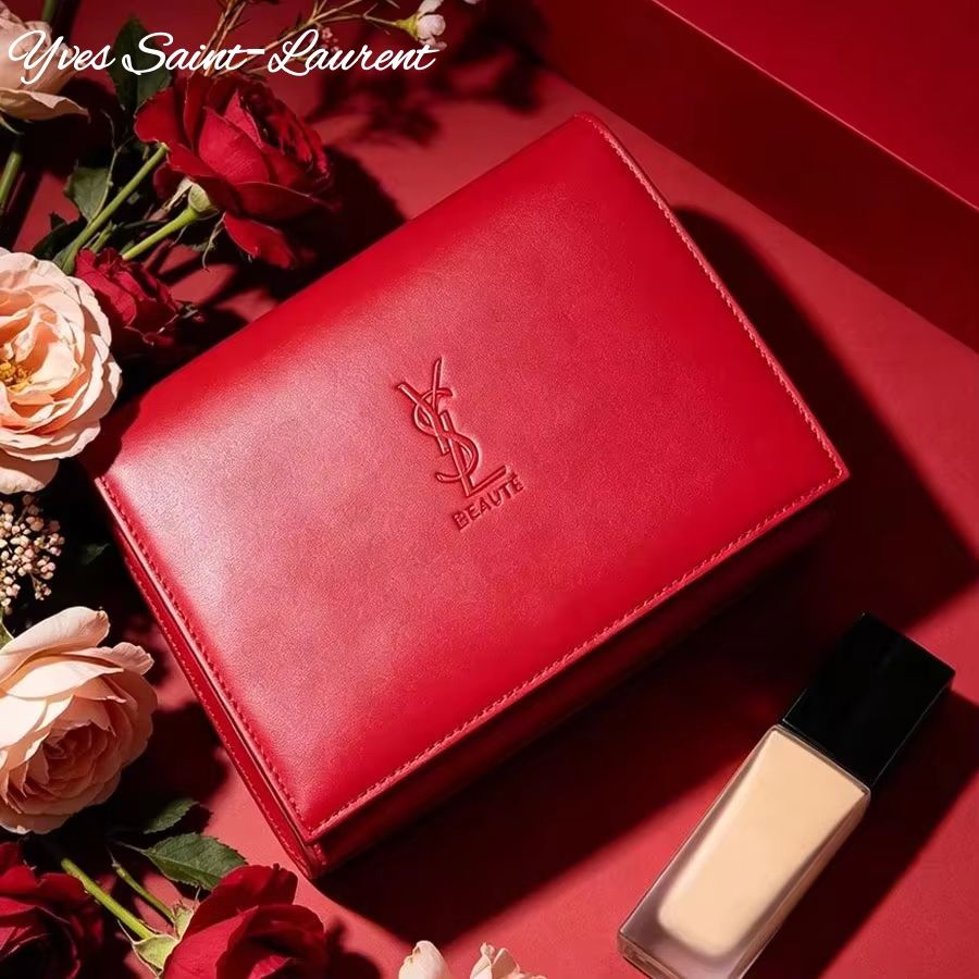 Bolsa Cosmética de Couro Verme - Ysl Beauty Makeup Bag avaliação e preço