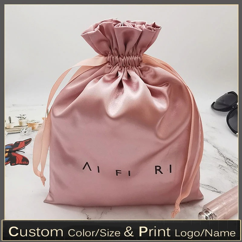 Sacos de cetim com logotipo pe - Makeup Beauty House avaliação e preço