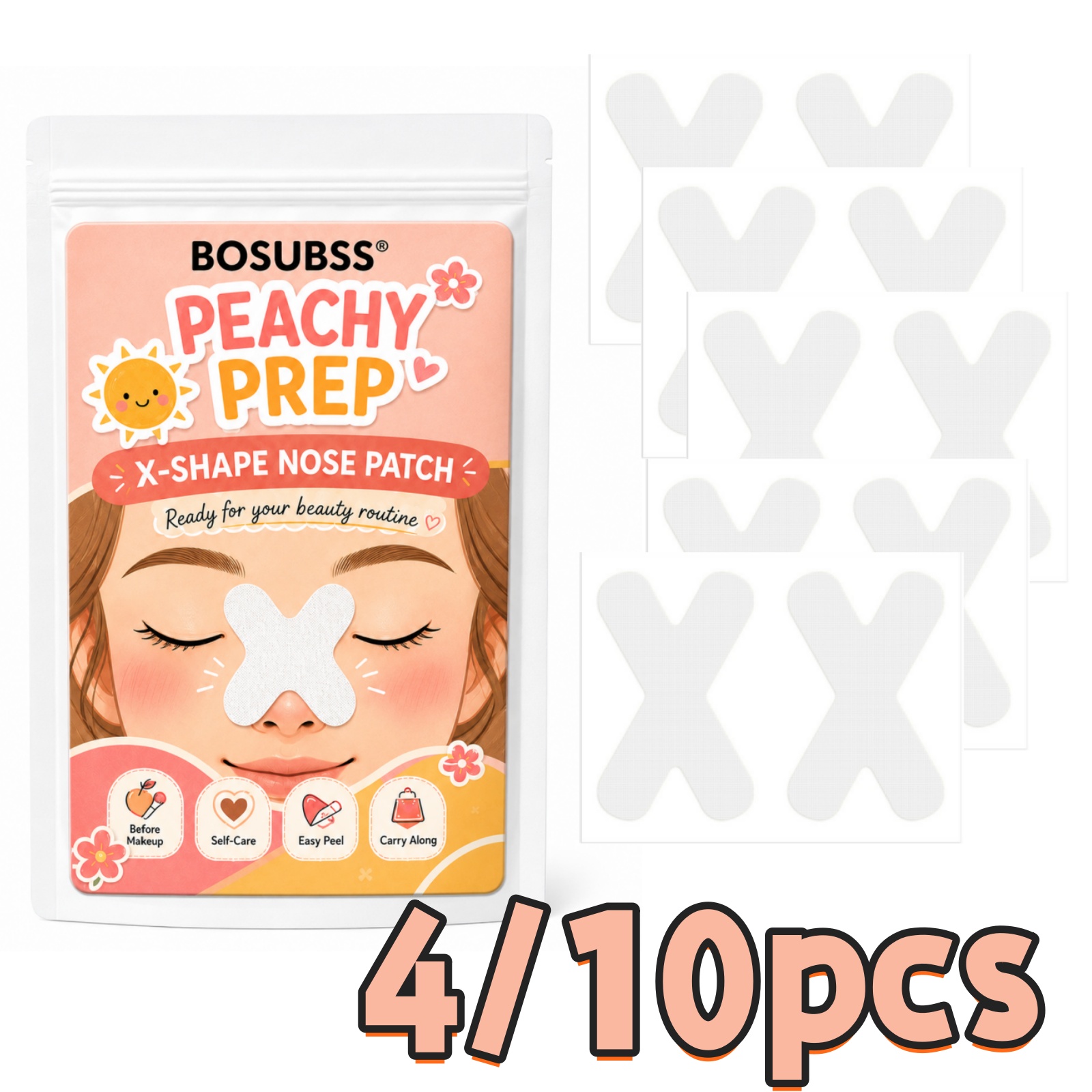 Conjunto de 4/10 Adesivos em X - X Beauty Makeup avaliação e preço